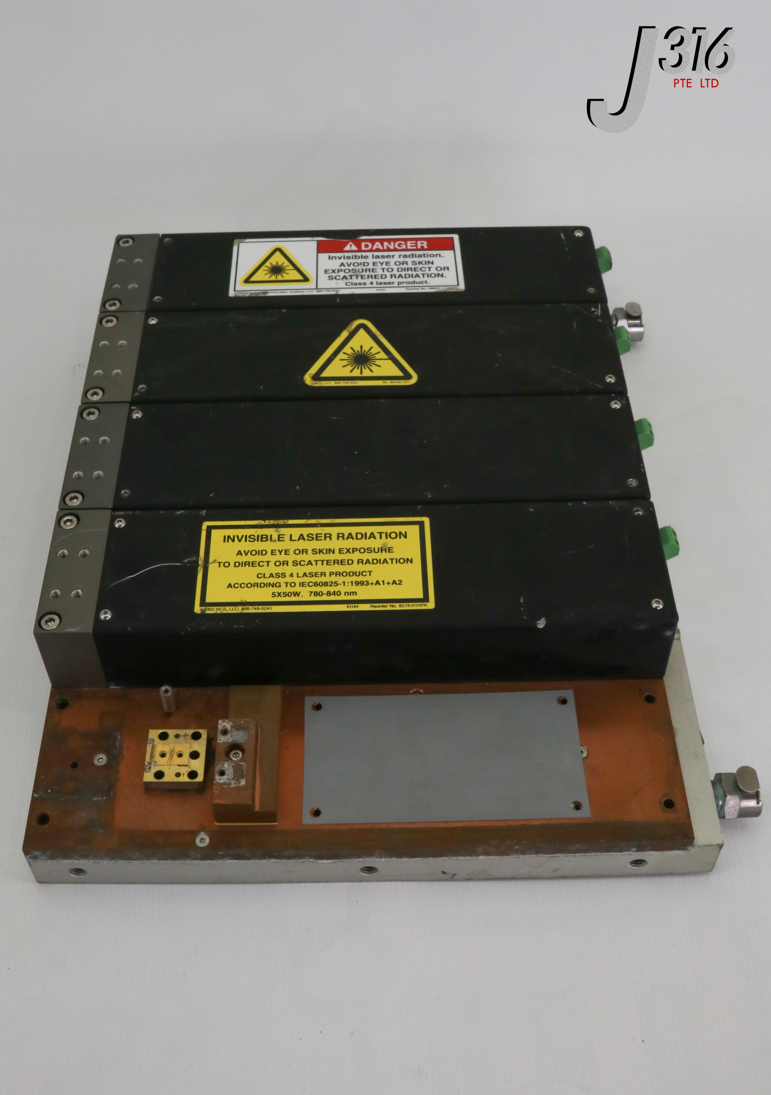 22497 OEM LASER DIODE ARRAY, 810NM, 250 WATTS WITH COOLING BLOCK